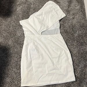 Danielle Mini Dress in White- worn one time